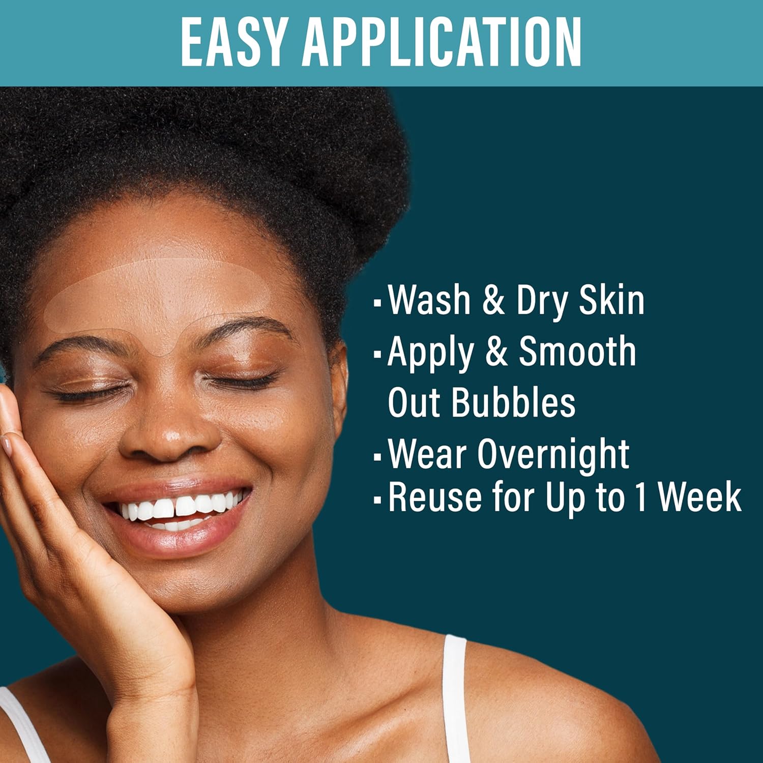 Silicone Wrinkle Patches for Forehead - 6 Patches