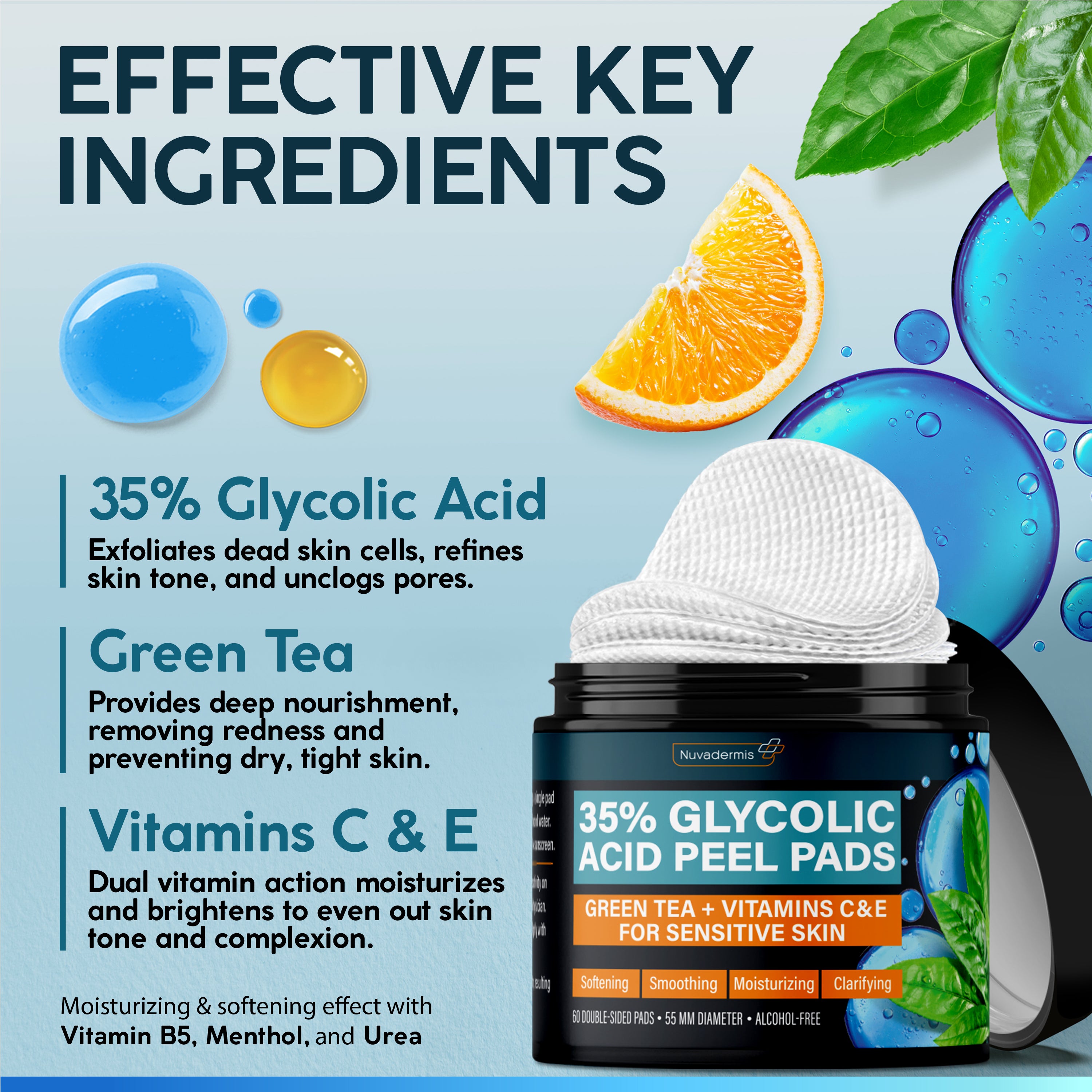 Glycolic Acid Peel Pads