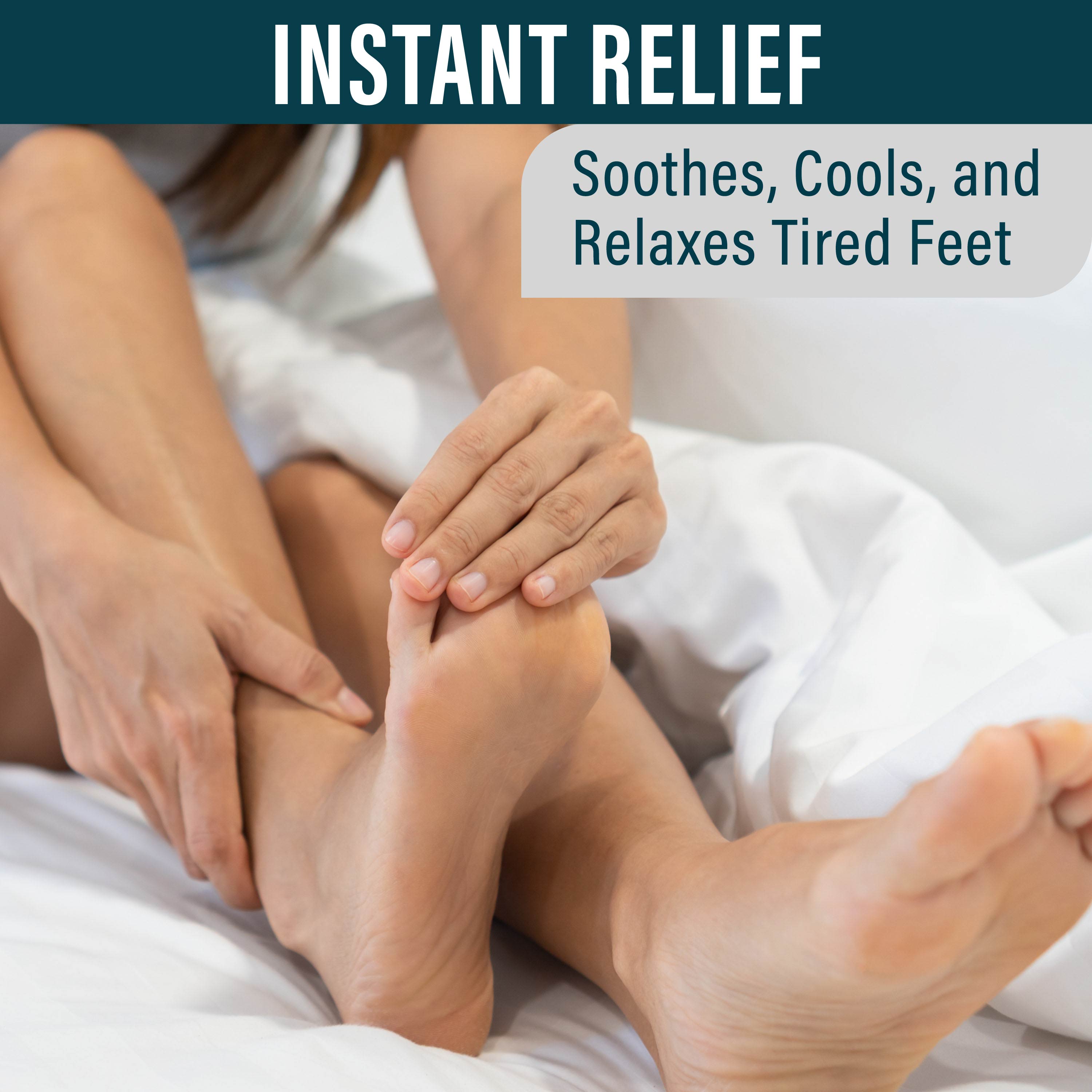 Instant Relief - Soothes, Cools, and Relaxes Tired Feet
