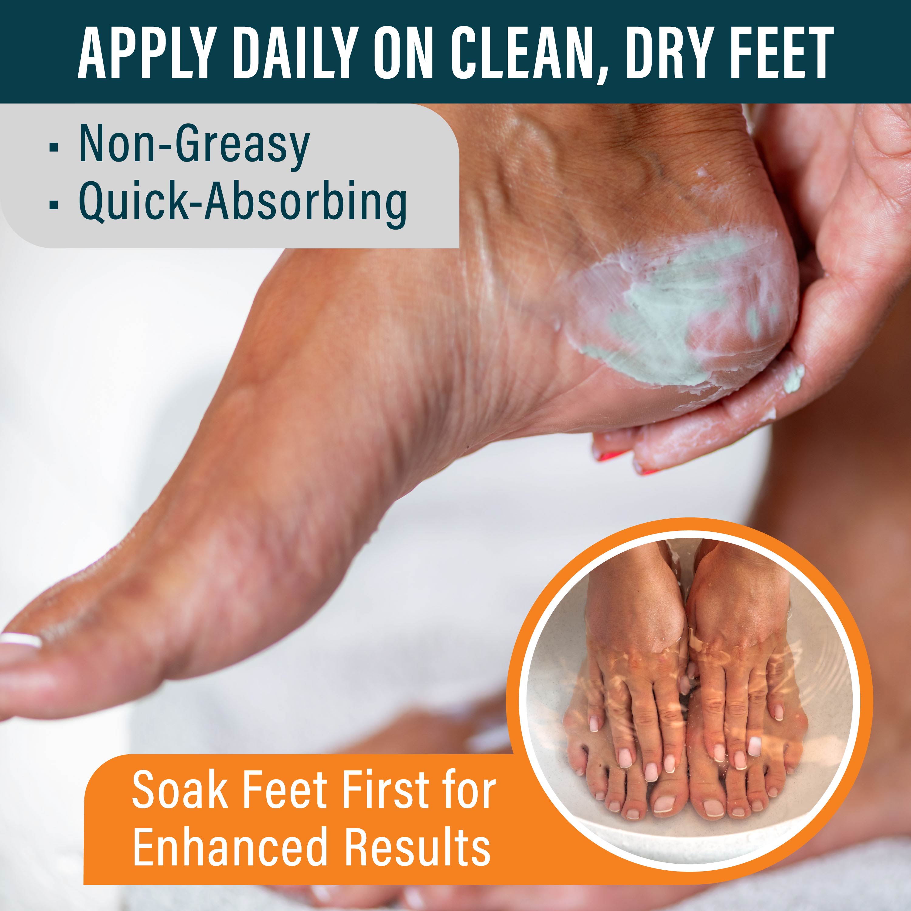 Apply Daily on Clean, Dry Feet
