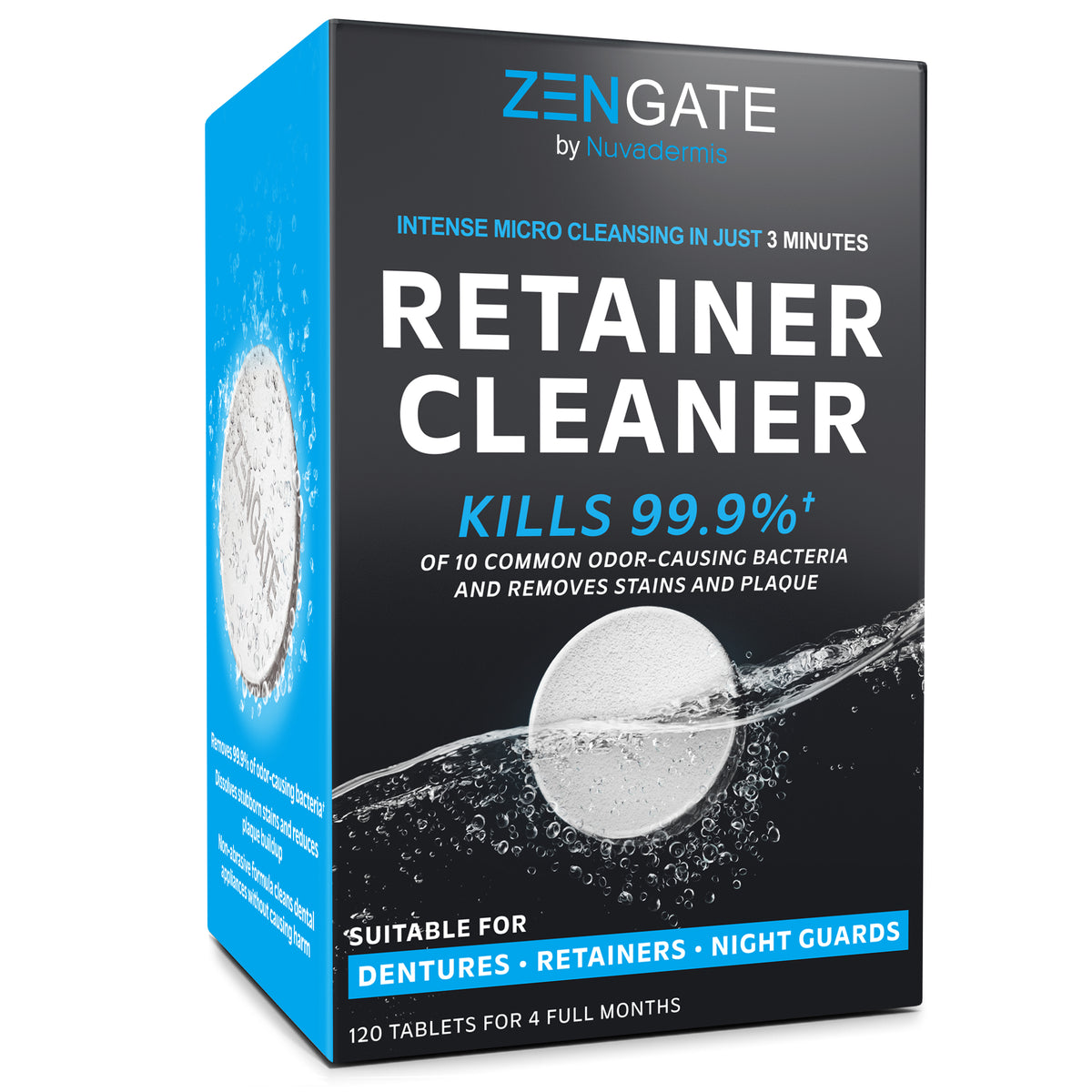 ZENGATE by Nuvadermis Retainer Cleaner Tablets