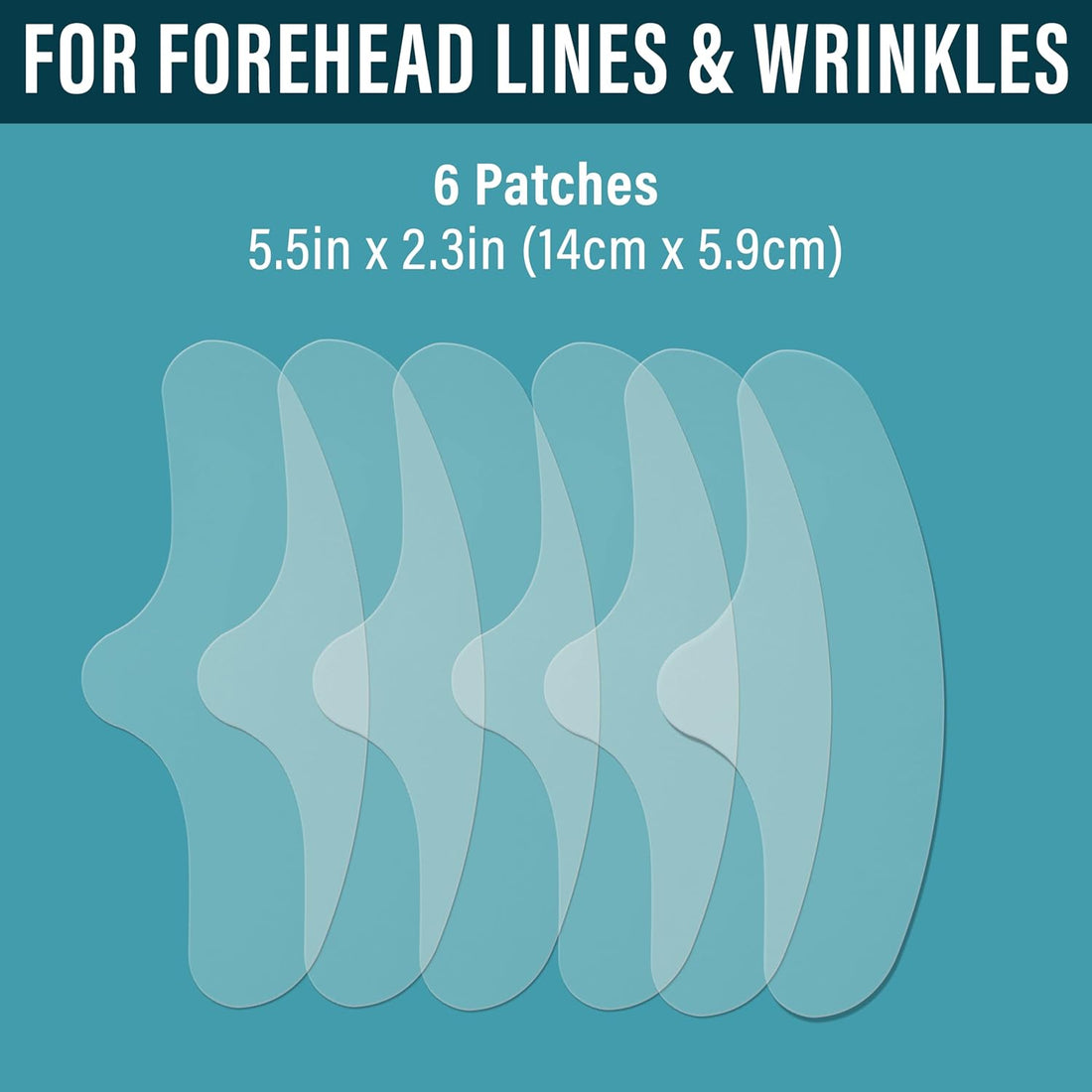 Silicone Wrinkle Patches for Forehead - 6 Patches