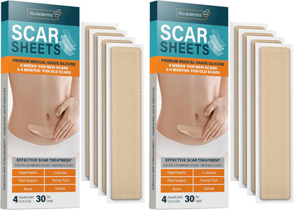 Silicone Scar Sheets - Light Skin Tone