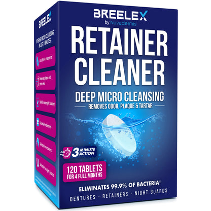 Breelex by Nuvadermis Retainer Cleaner Tablets