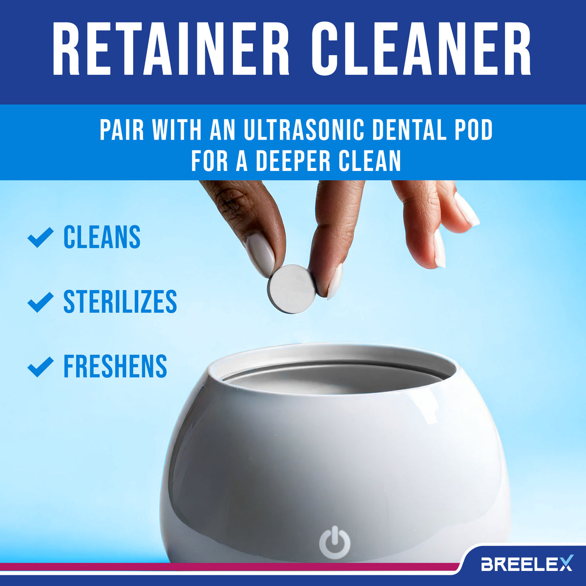 Breelex by Nuvadermis Retainer Cleaner Tablets