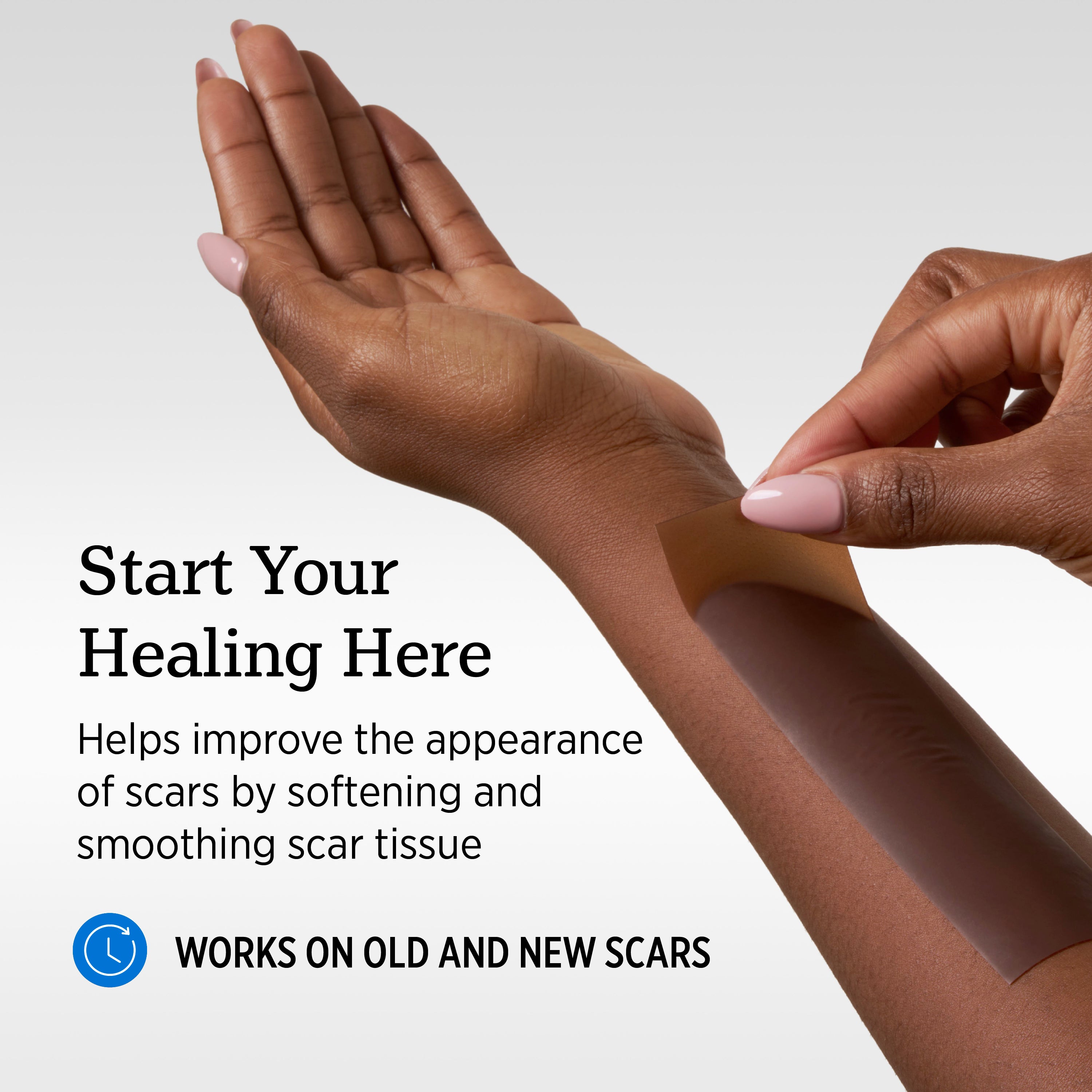Silicone Scar Sheets - Dark Skin Tone