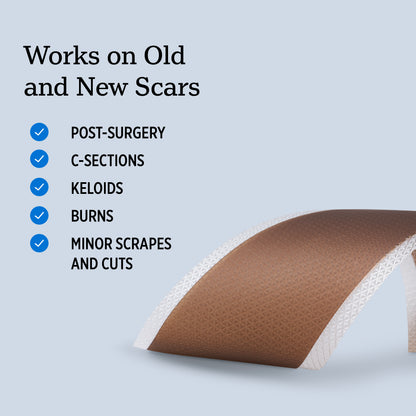 Silicone Scar Sheets - Dark Skin Tone