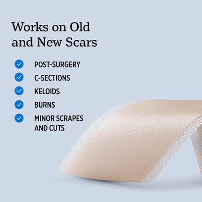 Silicone Scar Sheets- Light Skin Tone
